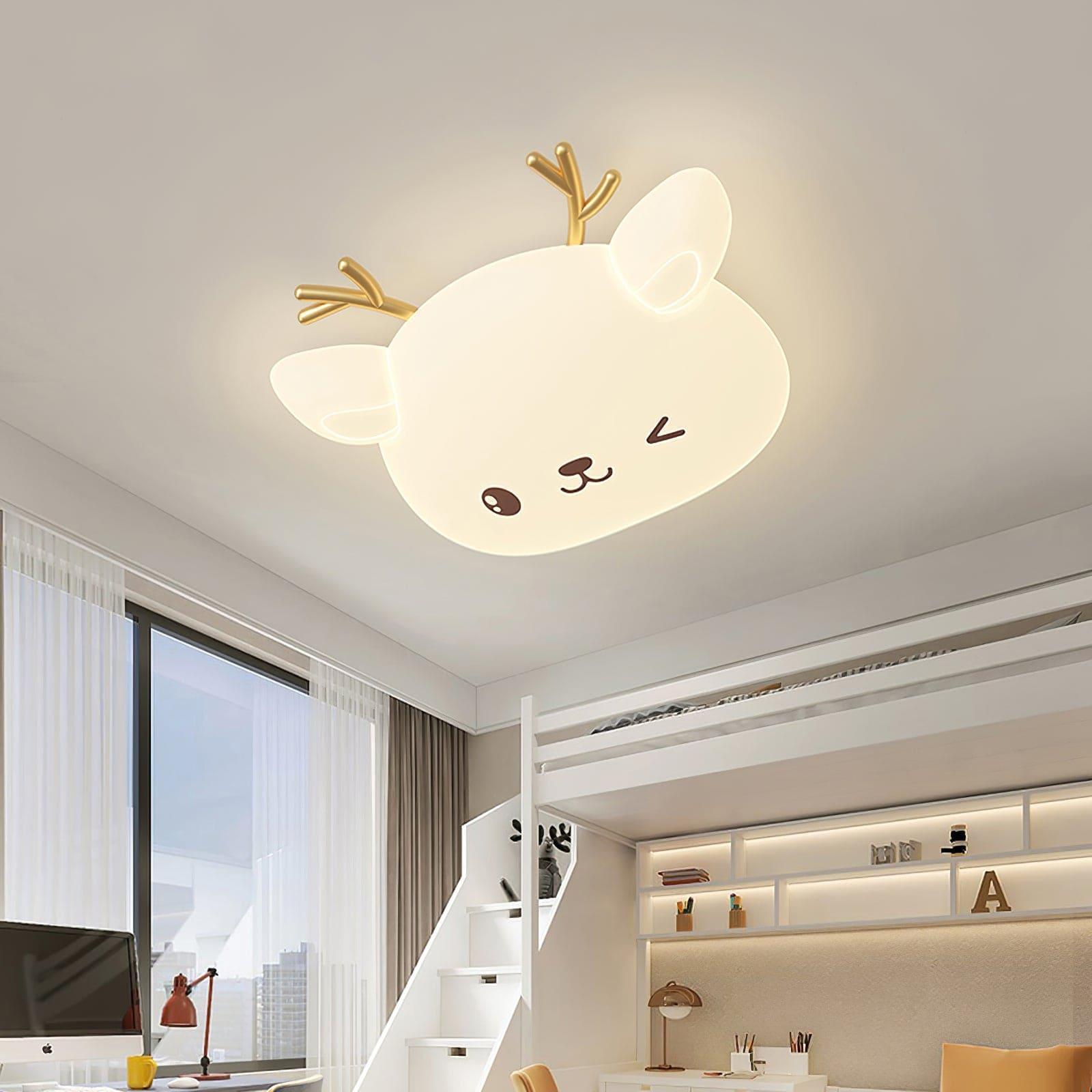Cartoon Deer Ceiling Lamp
