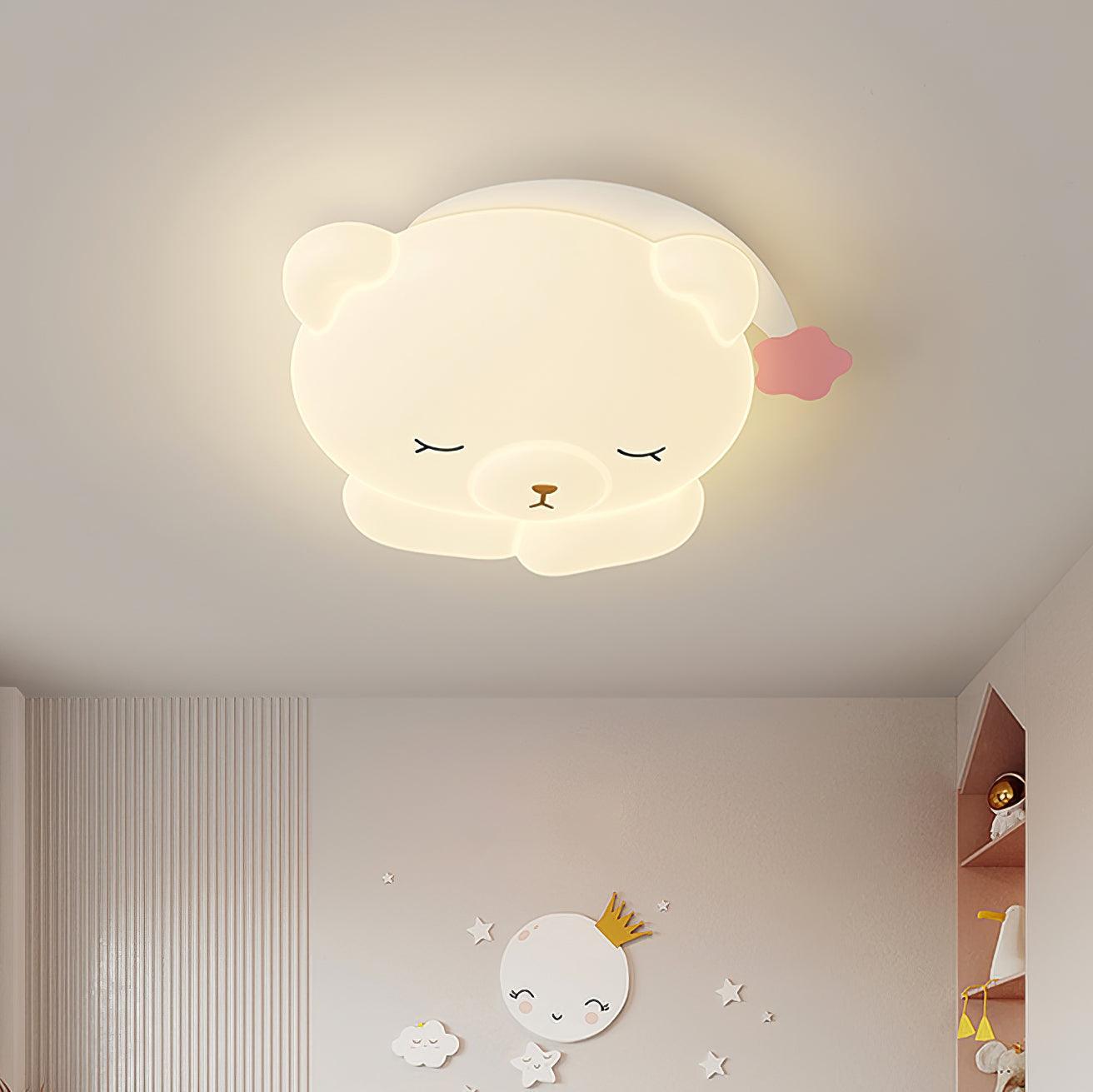 Cute Sleepy Bear Ceiling Lamp